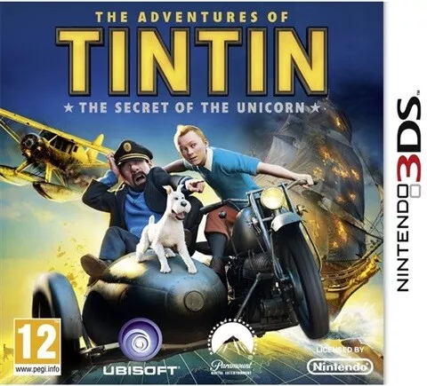 Adventures Of Tintin Secret Of The Used Nintendo 3DS Game