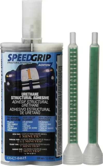 Norton Speed Grip 06418 2 Part Panel Bonding Adhesive (220 mL)