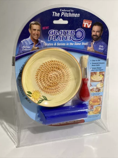 Smart Inventions As Seen On TV Billy Mays Grater Plater grating plate Grate  NEW