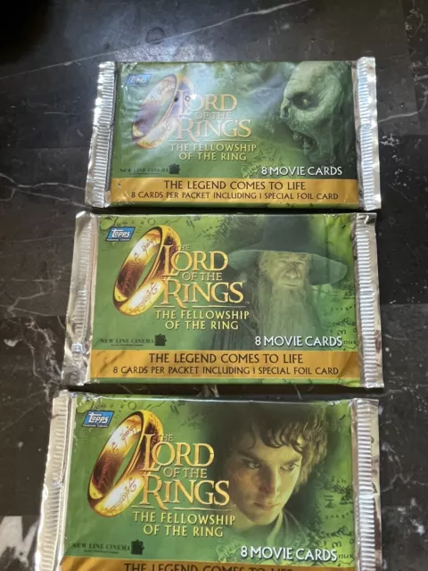 Topps Lord of the Rings Fellowship packs