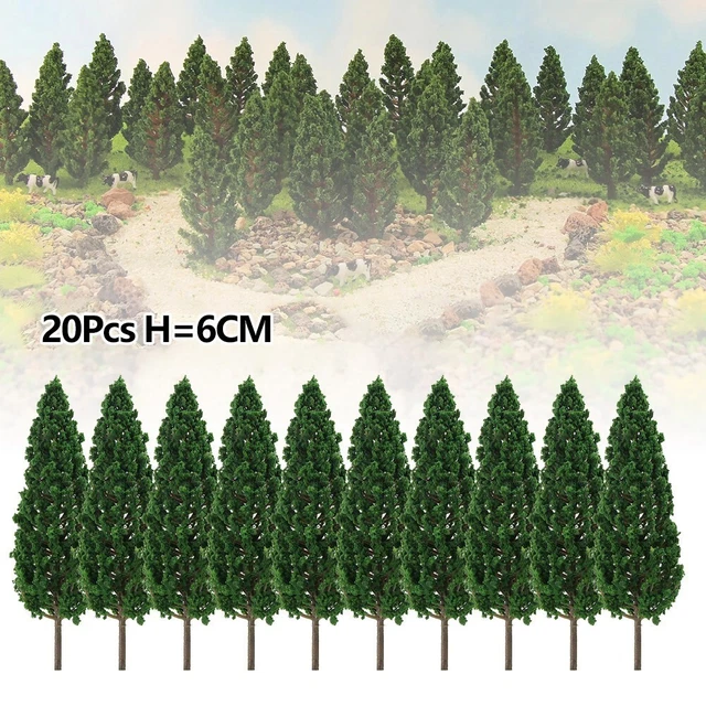 12 Arbres Miniatures Pour Maquettes - Paysage Ferroviaire, Jardin Féerique, Diorama