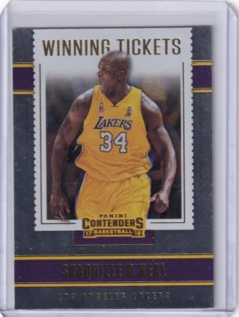 2017 Panini Contenders #27 Shaquille O'Neal Winning Tickets