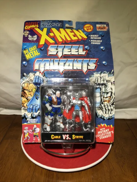 1994 Toybiz Marvel Comics X-Men Steel Mutants Cable Vs Stryfe NIP