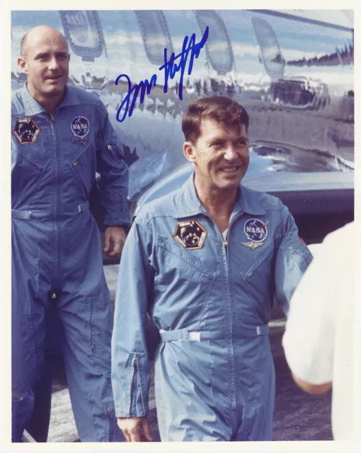 TOM STAFFORD GEMINI 6 SIGNED 8x10 PHOTO  NASA  UACC AFTAL RD APOLLO 10 AUTOGRAPH