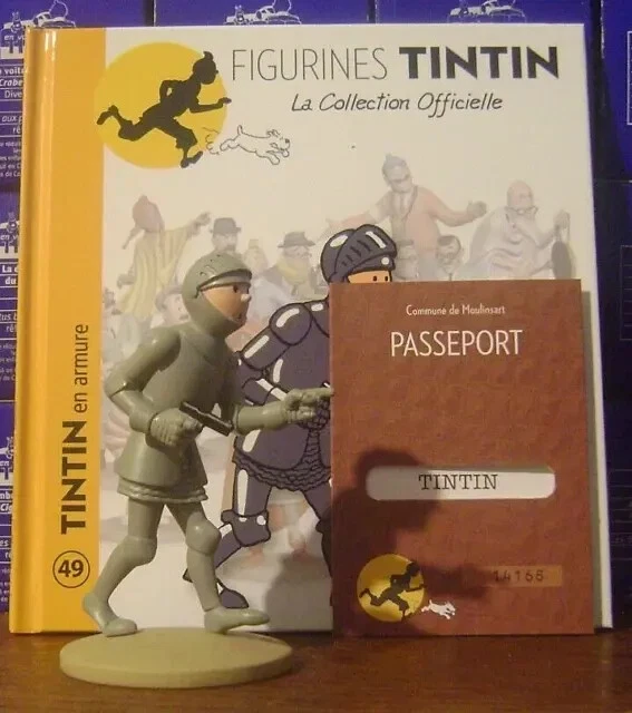 Figurine Tintin N°30 – Tintin En Cowboy, Collection Officielle, Résine