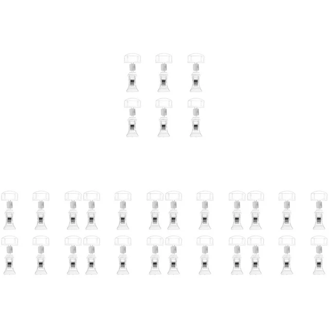 30 pcs  Label Holder Tag Clip Merchandise Sign Holder
