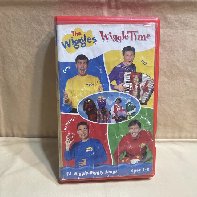 Wiggle Time THE WIGGLES - Wiggle Time 2000 VHS Large Red Clamshell Case £12.14 ...