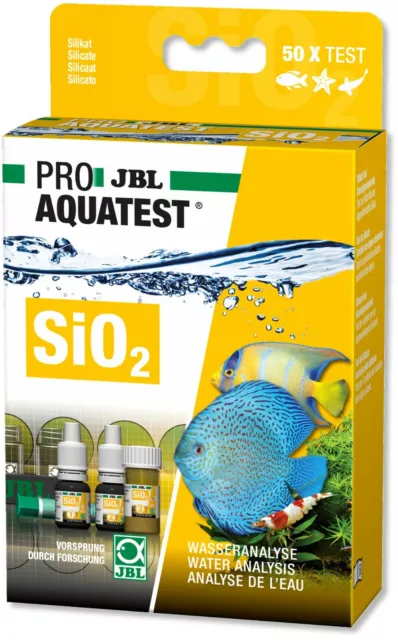 JBL SiO2 Silicate Test Set Kit Algae & Diatom Control Fresh Water & Marine Tank