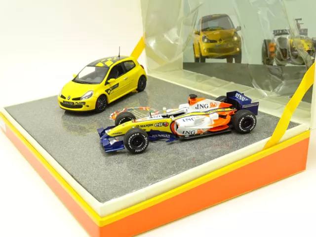 Norev 1/43 - Renault Clio RS R27 Box + Minichamps F1 R26 2007 ING 2