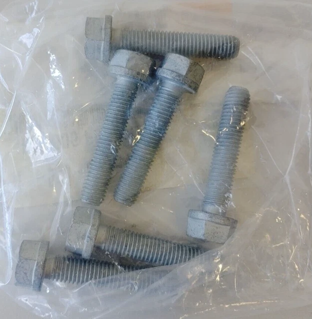 6 NEW GENUINE Volkswagen Jetta Powertrain Skid Plate Bolts (6 pcs) N