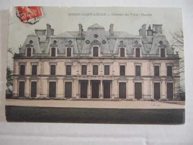 Cpa Boissy Saint Leger (94) Chateau Du Piple - Facade