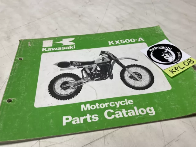 Kawasaki KX500 A A1 KX 500 catalogue pièces détachées parts list 500KX