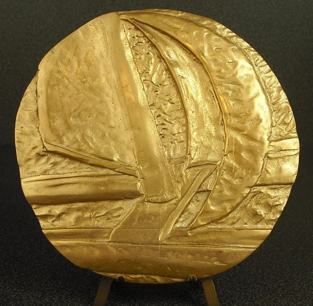 MÉDAILLE COURSE DE bateau à voile voilier sailing boat race 595g 12,7