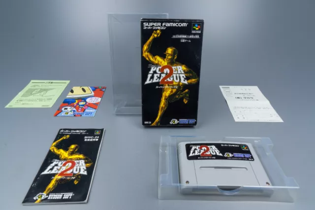 Super Famicom *Super Power League 2* SFC OVP mit Anleitung Reg Card NTSC-J #1