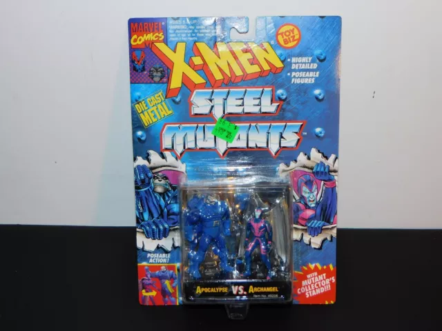 X-Men Steel Mutants Apocalypse Vs Archangel Toy Biz 1994