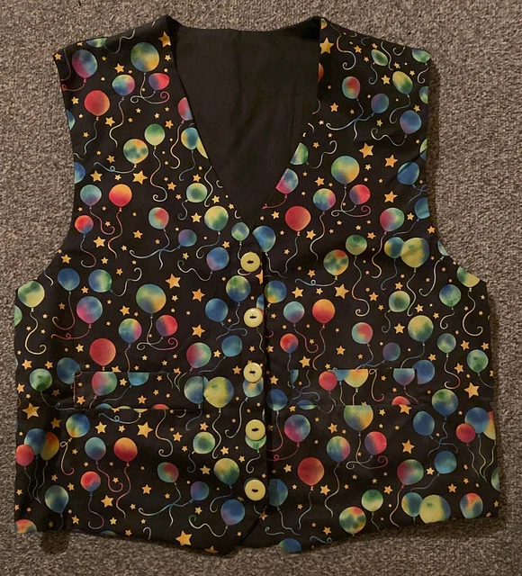 Balloon design waist coat for childrens entertainers - brand new