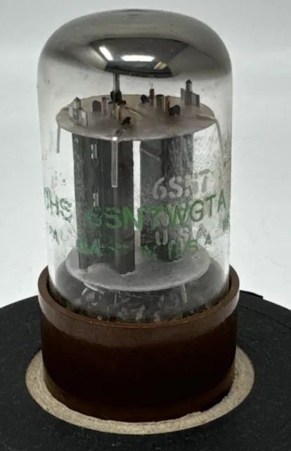 SYLVANIA JAN-CHS 6SN7WGTA Brown Base Low Noise Preamp Tube TESTED STRONG!