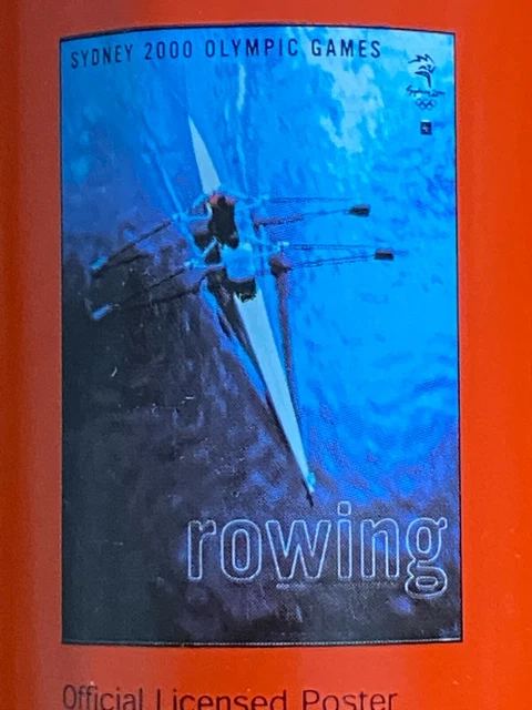 RARE SYDNEY 2000 Olympics Rowing Poster New old Stock in tube $30.00 ...