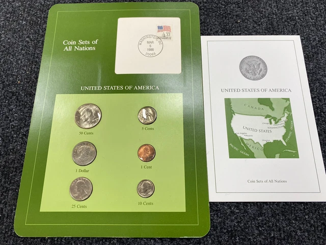Coin Sets of All Nations - United States of America (Mint & COA)