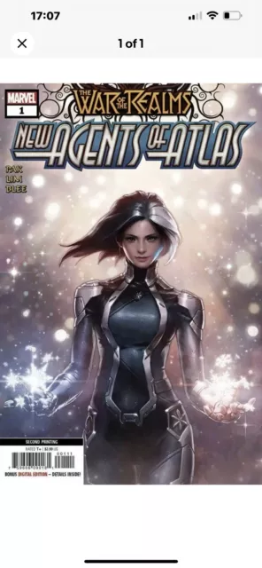 War of Realms New Agents of Atlas 1 *Marvel, 2nd Print, August 2019, UK Seller*
