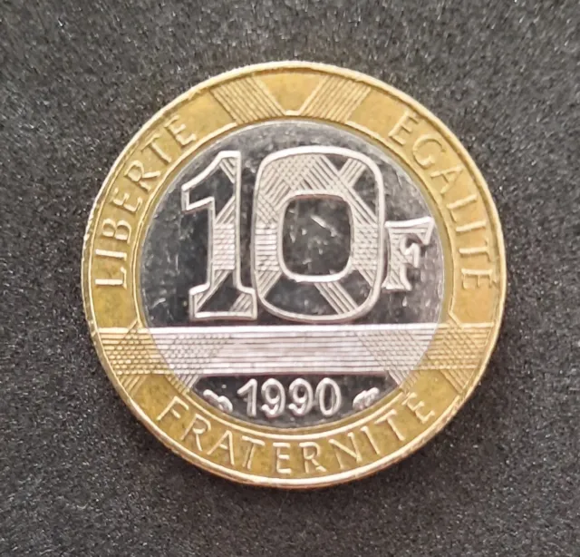 Pièce 1990 de 10 Francs GENIE DE LA BASTILLE République Française