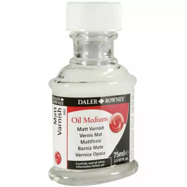 Daler Rowney Matt Varnish Oil Mediums 75ml Bottle