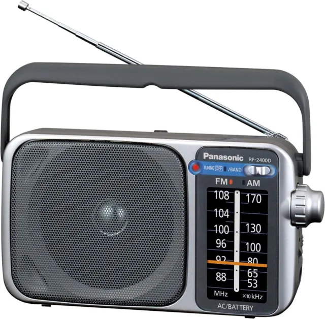 Portable AM / FM Radio, Battery Operated Analog Radio, AC Powered,Digital Tuner