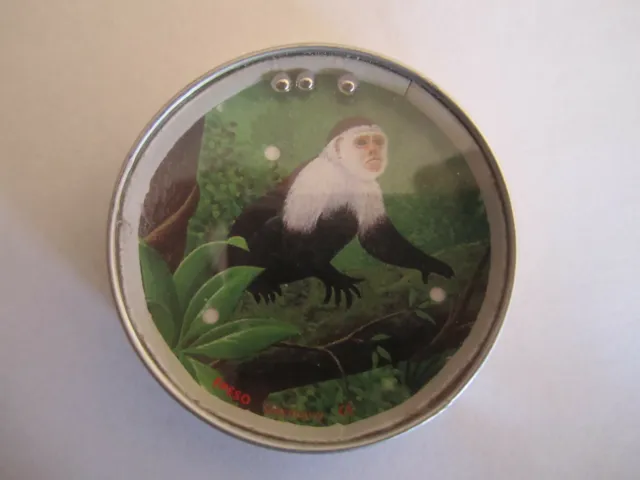 Vintage EPESO German  BB  Dexterity Game Puzzle Hand Held Capuchin Monkey Mirror