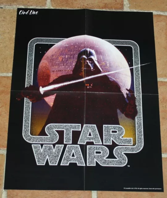 poster affiche magazine cinema STAR WARS 4 LA GUERRE DES ETOILES 51x38cm D.VADOR