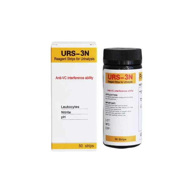Urinalysis Household 3 Parameters Urine Test Reagent 50Strips 3-in-1