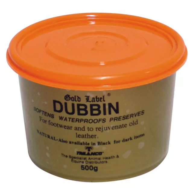 Gold Label Dubbin Natural 500g Water Proof  Leather Waterproof