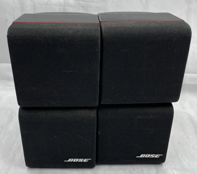 2 BOSE REDLINE Double Cube Home Satellite Speakers Lifestyle