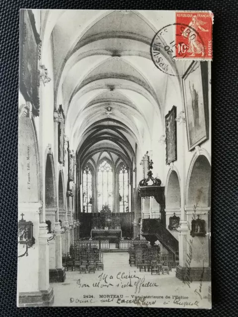CPA 25 MORTEAU - Vue Intérieure de l'Eglise