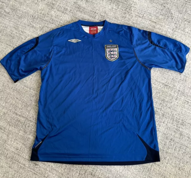 England Umbro Away Goalkeeper Shirt 2006 World Cup Size XXL Retro