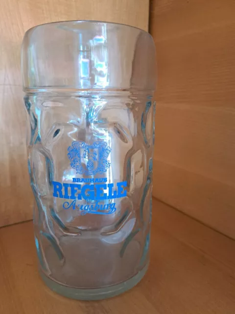 Boccale Birra Brauhaus Riegele Augsburg 1 Lt