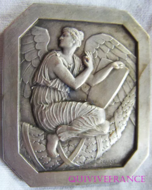 MÉDAILLE BRONZE FRAISSE. femme art déco/nouveau .verso vierge Ultra rare EUR 90,00 - FR