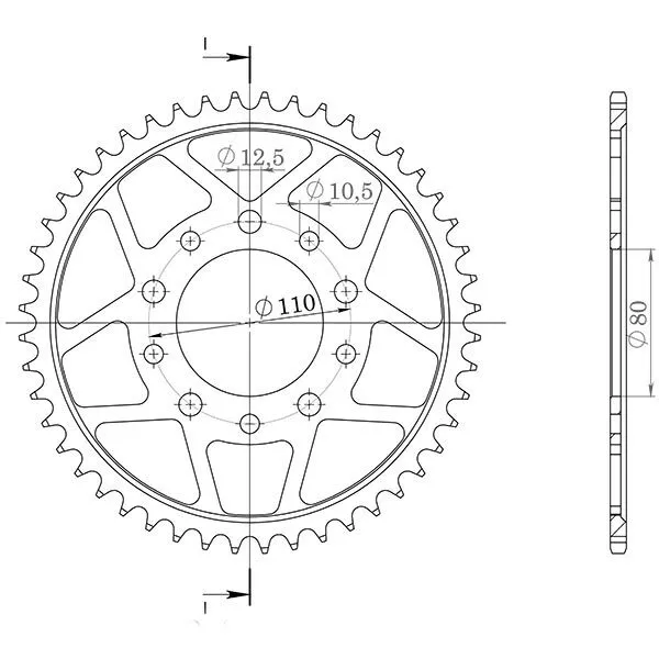 Engrenage S + 2 AC P530 - Z46 CB F Bol Dor ( Fz / Fa/Fb/F2B ) (SC01) 900 79>81