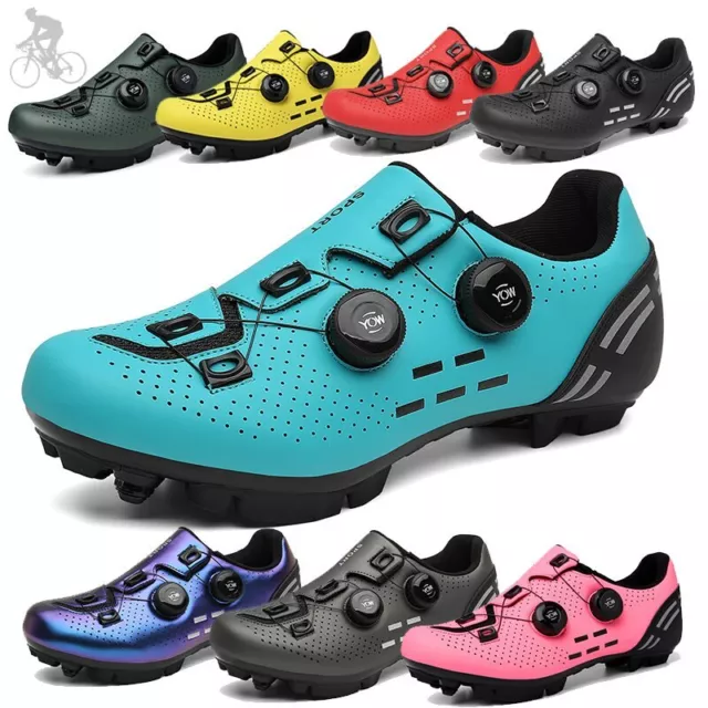 MTB Cycling Sneaker Men Outdoor Cleat  Shoes Racing Splint Bicycle Spd Footwear