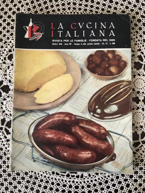 1959 Rivista La Cucina Italiana
