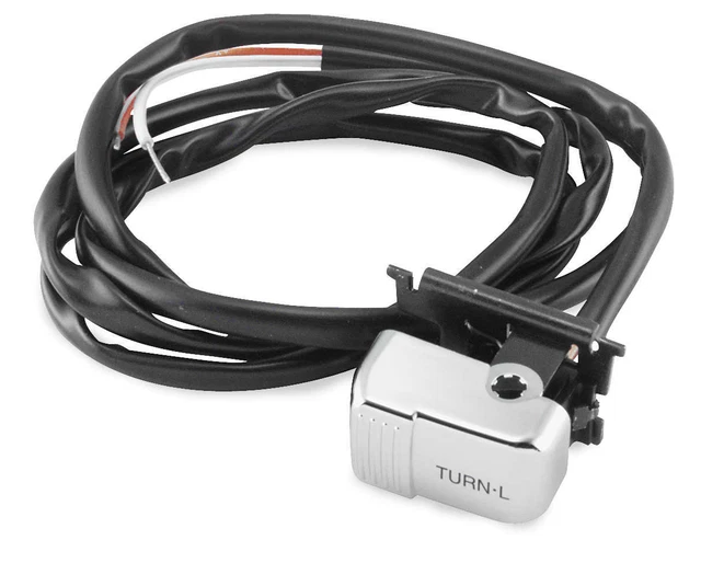 Twin Power Left Turn Signal Switch 25875DA Chrome Twin Power