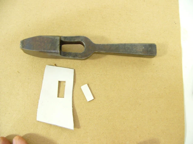 Emporte pièce Outil à Cuir Trou Perçage Acier Carbone bricolage Main