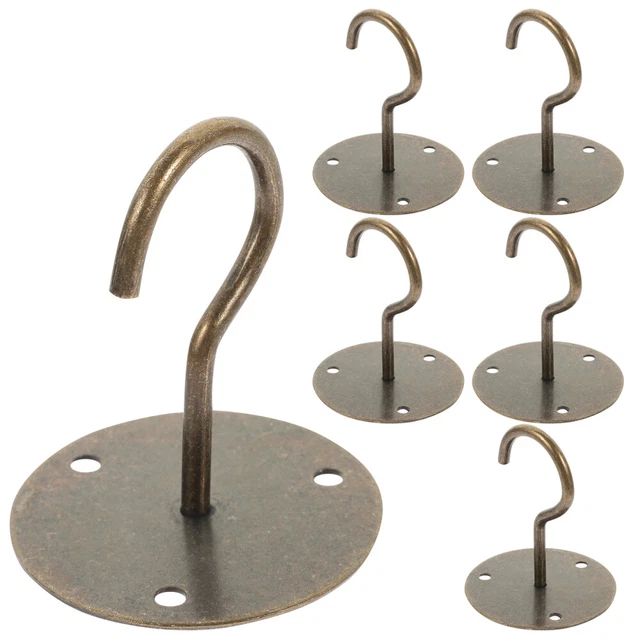 OUNONA Lot 20 Crochets Plafond U En Acier Inox – Robustes Anneaux De Suspension Pour Garage, Maison, Jardin
