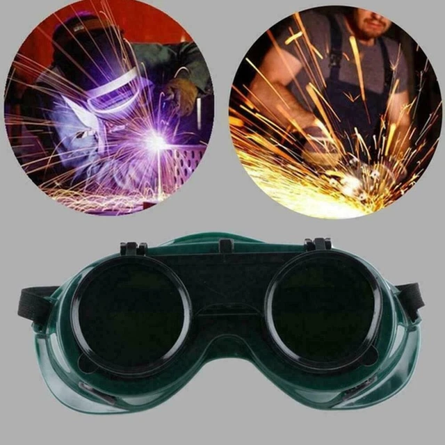 Lunettes de sécurité soudeurs de coupe tout usage avec lentilles vert foncé