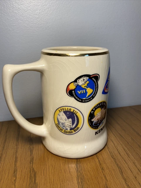 VINTAGE Beer/Coffee Mug, Featuring "Kennedy Space Center - Florida"