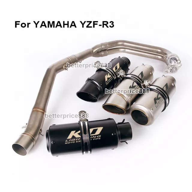 yamaha r3 exhaust system