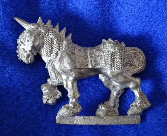 Figurine Warhammer Marauder MM66 - Empire Mounted Reiksguard Knights - Années 1990