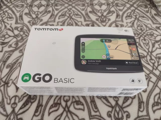 TomTom GO BASIC 5 ZOLL Navigationsgerät Europa Lifetime Maps WiFi TomTom Traffic