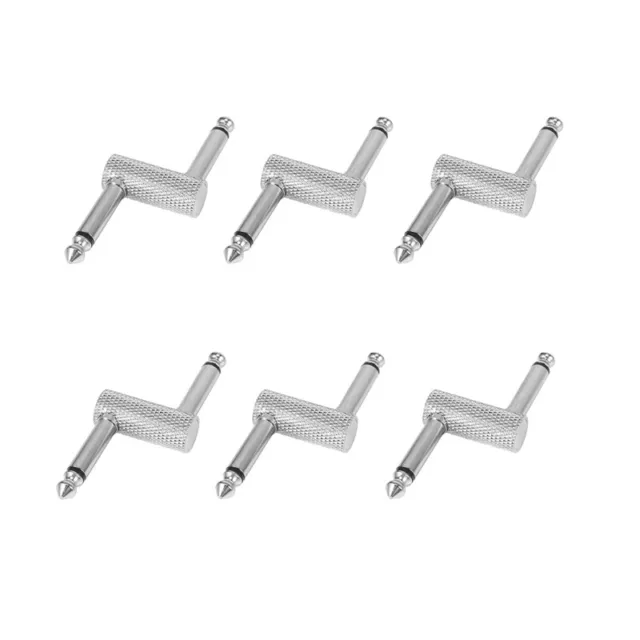 6XSz Type Connector for Guitar  Pedal 1/4 Inch High-Grade Amplifier Adapter X2K1