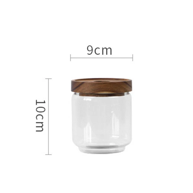 Contenitore Per Cereali In Bambù E Acrilico - Dispenser Per Riso E Alimenti Secchi - Foto 9