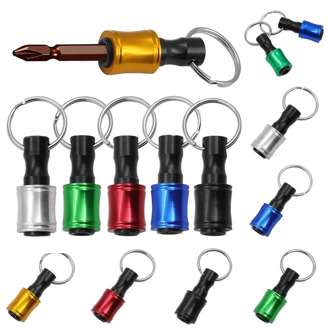 Neu Werkzeug Kunsthandwerk 1/4 Adapter Aluminiumlegierung Bits Bohrer Halter